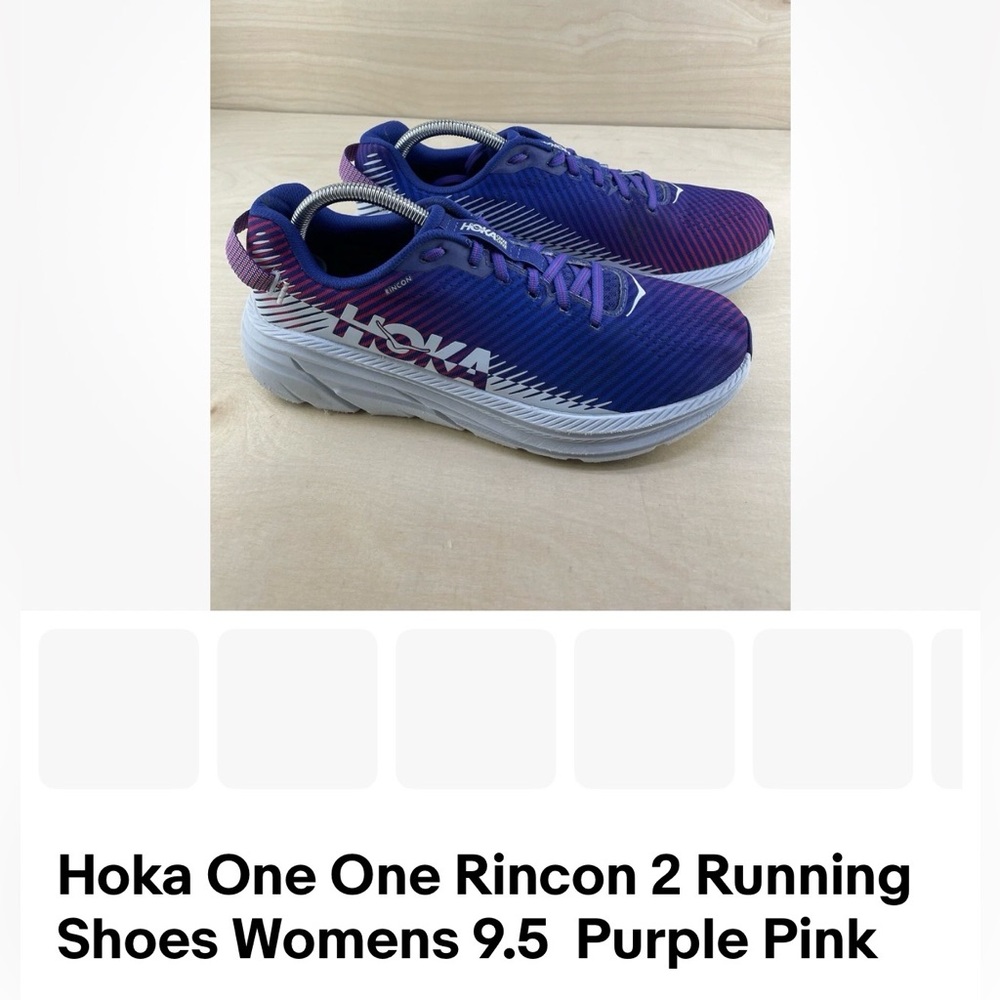 Hoka One One Women's Athletic Shoes - Purple and Pink